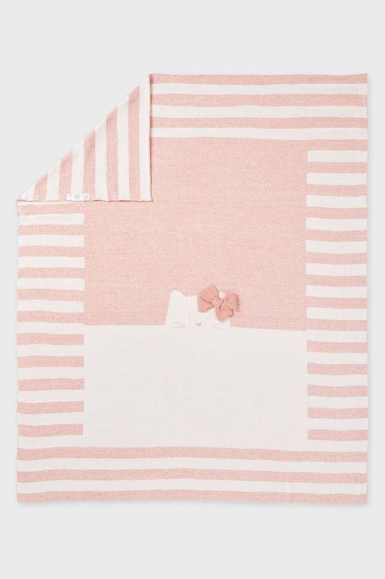 pastelowy różowy Mayoral Newborn Kocyk niemowlęcy Dziecięcy