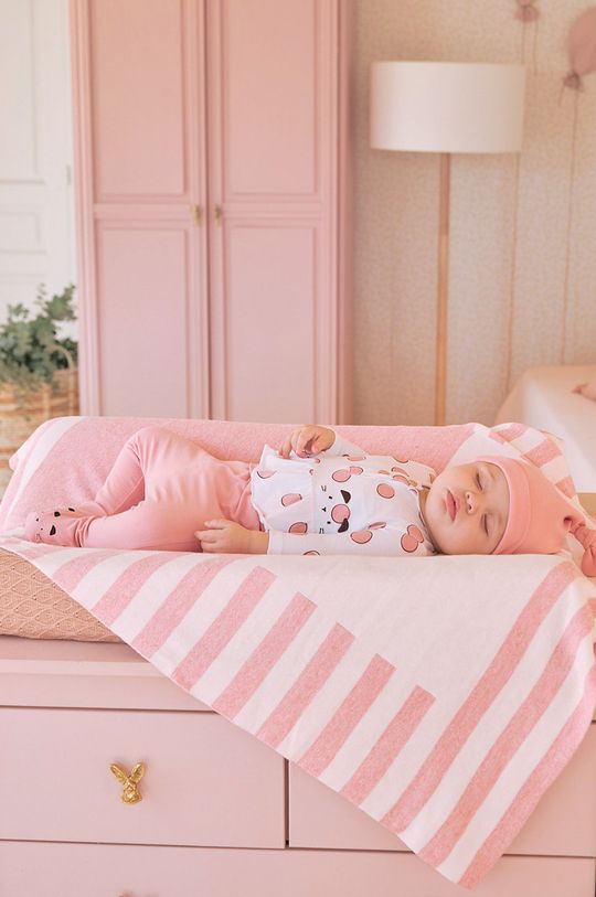 Mayoral Newborn Kocyk niemowlęcy pastelowy różowy