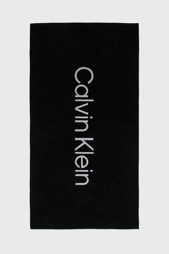 černá Dětský bavlněný ručník Calvin Klein Jeans Dětský