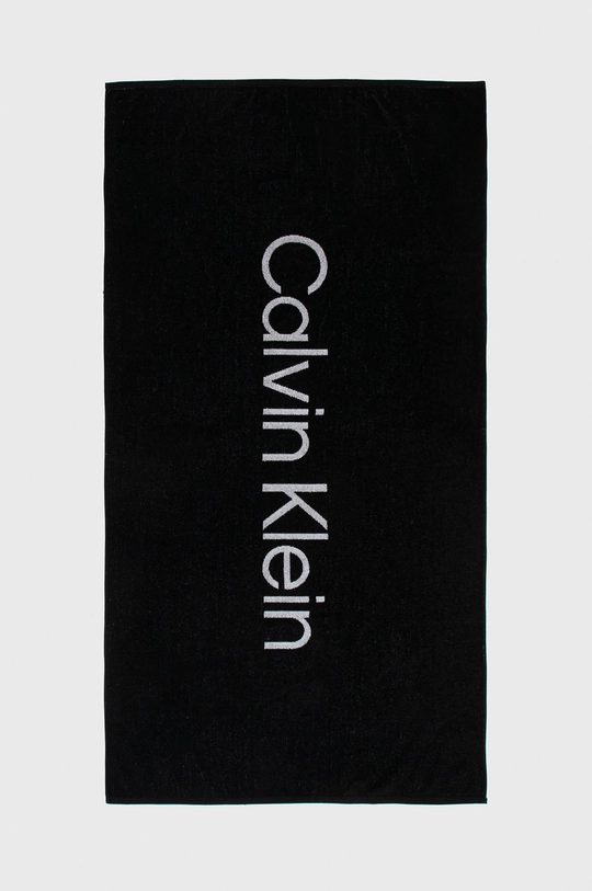 чёрный Детское хлопковое полотенце Calvin Klein Jeans Детский