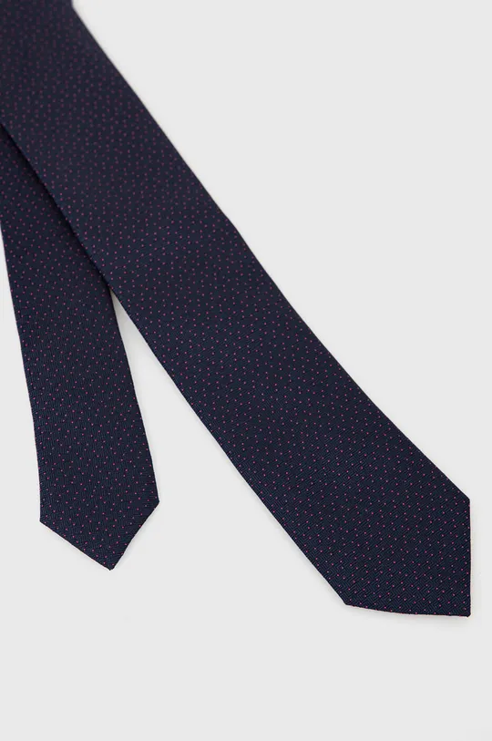 Шовковий галстук Hugo темно-синій