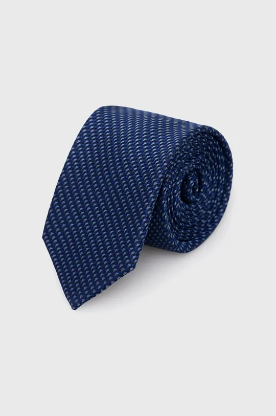 tmavomodrá Hodvábna kravata Calvin Klein Pánsky