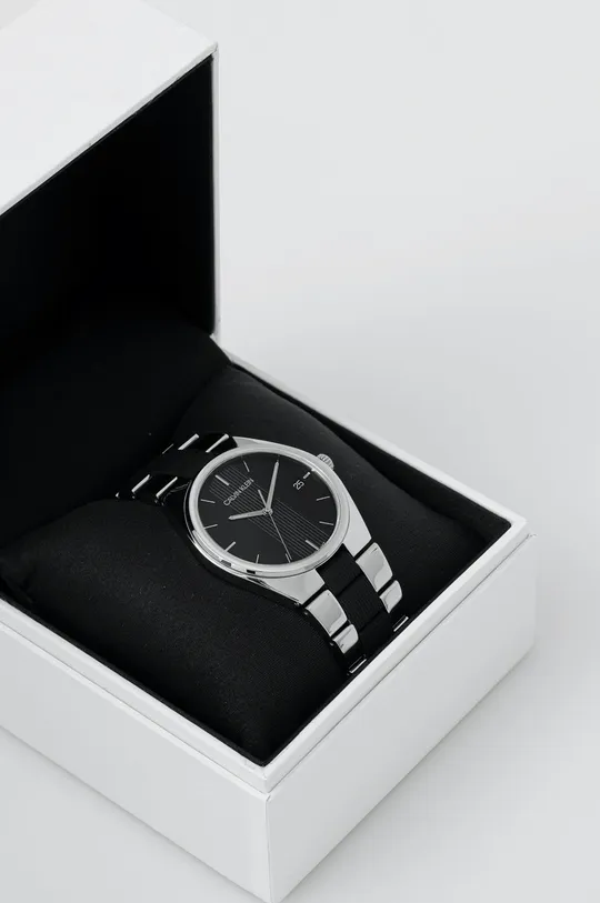 Часы Calvin Klein  Синтетический материал, Благородная сталь, Стекло