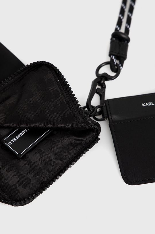 Karl Lagerfeld pokrowiec na telefon torebki 220M3241 40 % Skóra naturalna, 60 % Poliamid z recyklingu