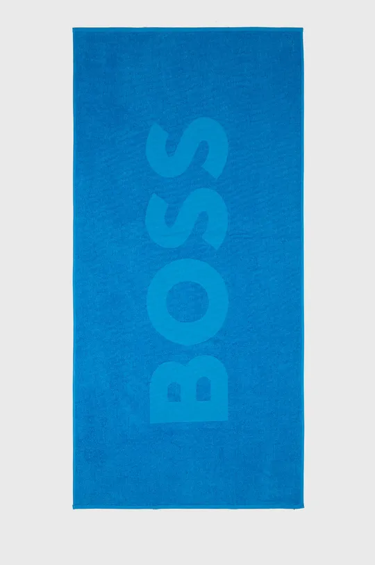 голубой Хлопковое полотенце Boss Мужской