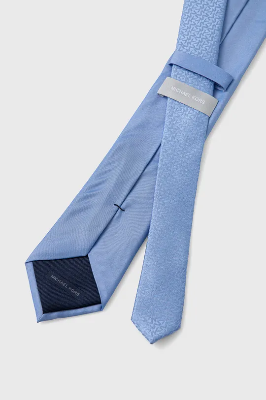 Шелковый галстук MICHAEL Michael Kors голубой