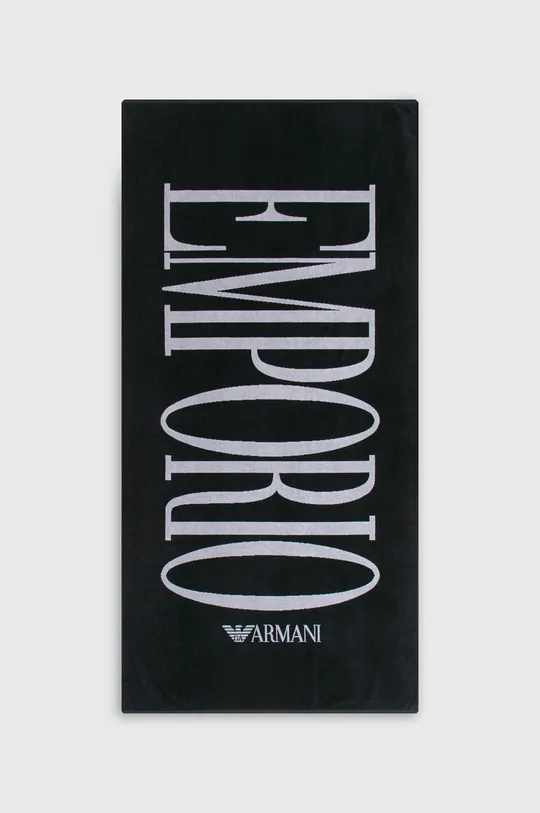 чёрный Хлопковое полотенце Emporio Armani Underwear Unisex
