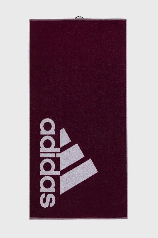 μπορντό Βαμβακερή πετσέτα adidas Performance Unisex