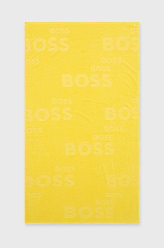 żółty Boss Ręcznik bawełniany COAST Unisex