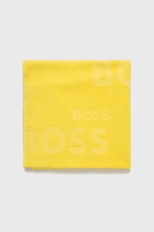 Βαμβακερή πετσέτα BOSS κίτρινο