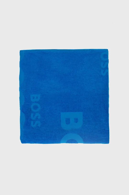 Βαμβακερή πετσέτα BOSS μπλε