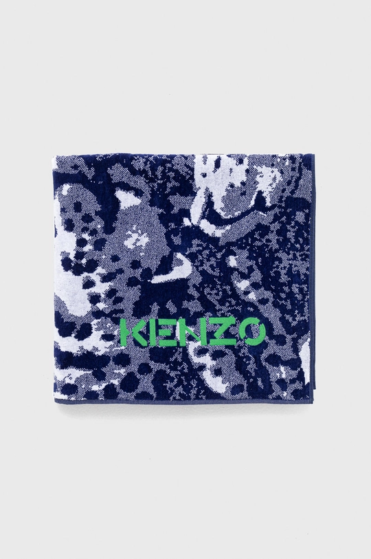 Хлопковое полотенце Kenzo тёмно-синий