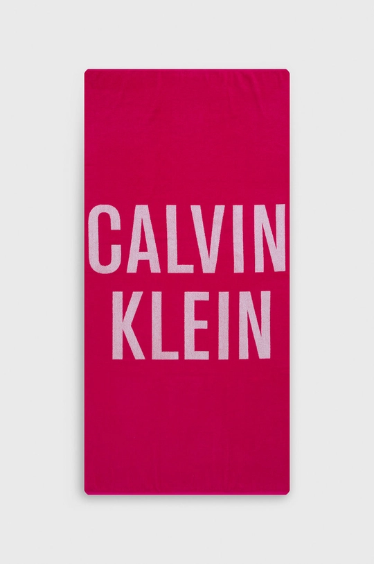 ružová Bavlnený uterák Calvin Klein Unisex