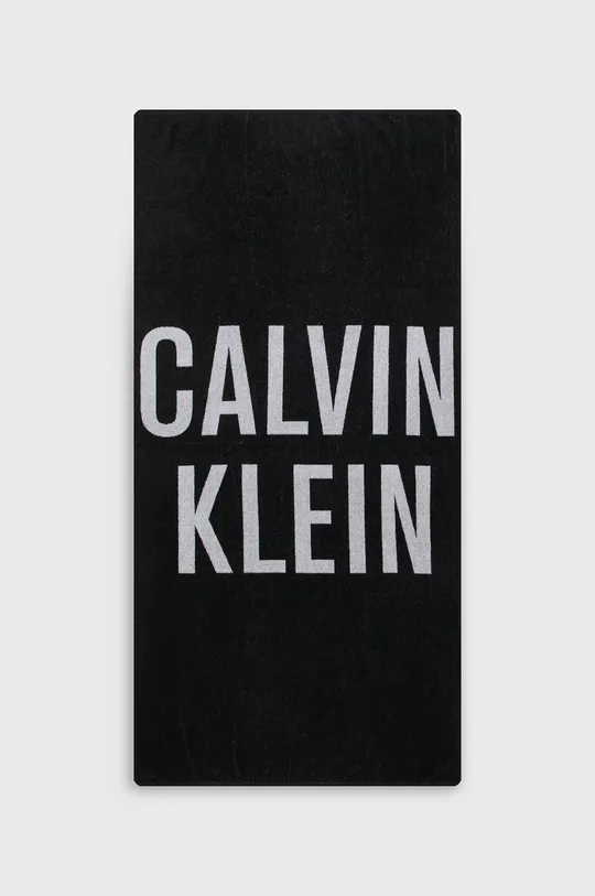 crna Pamučni ručnik Calvin Klein Unisex