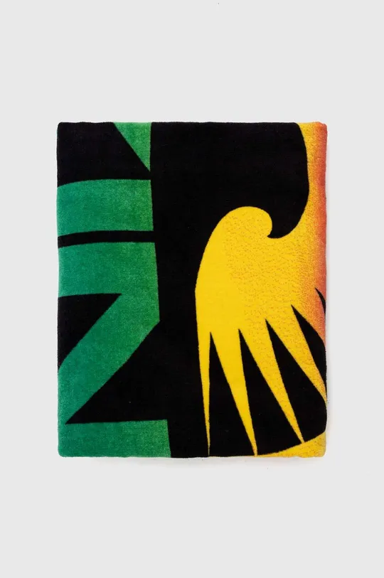 Dakine asciugamano con aggiunta di lana TERRY BEACH TOWEL 86 x 160 cm nero