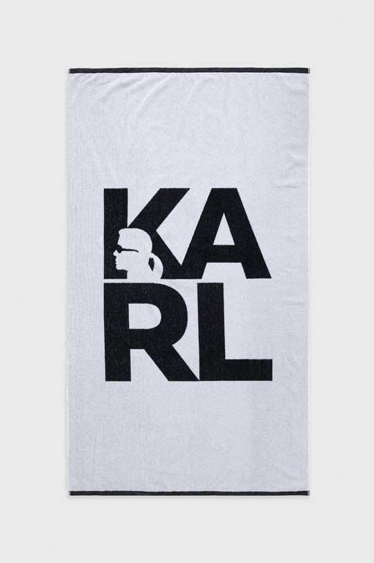 biały Karl Lagerfeld ręcznik bawełniany KL22TW01 Unisex