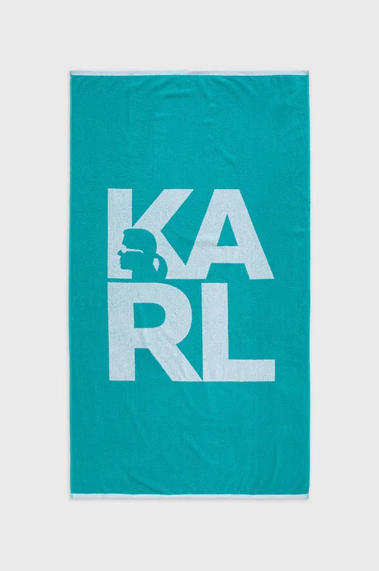 τιρκουάζ Βαμβακερή πετσέτα Karl Lagerfeld Unisex