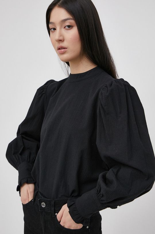 μαύρο Βαμβακερή μπλούζα Vila Γυναικεία
