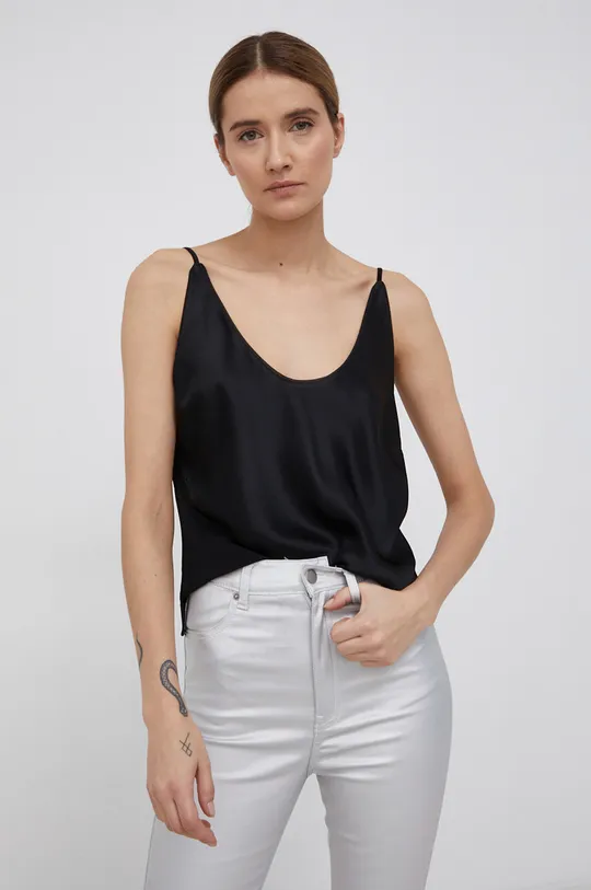 črna Bluza Calvin Klein Ženski
