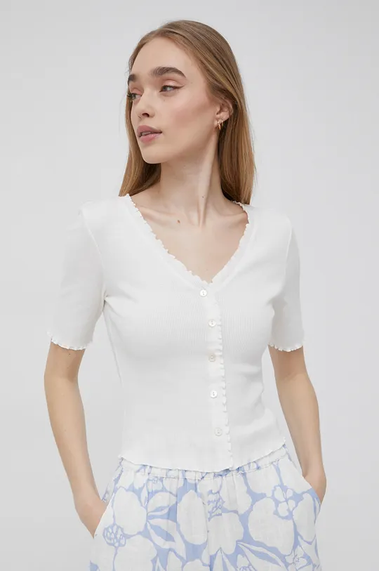 λευκό Μπλουζάκι Only Γυναικεία