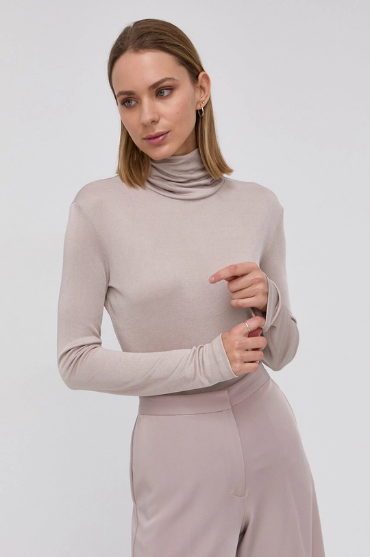 bež Bluza Max Mara Leisure Ženski