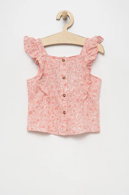 рожевий Льняна блузка United Colors of Benetton Для дівчаток