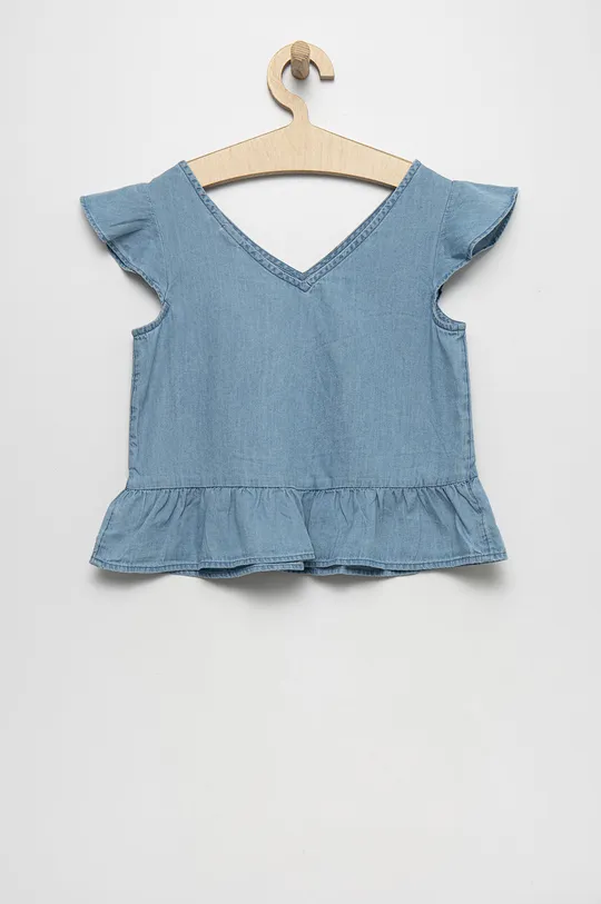 GAP детская хлопковая блузка голубой