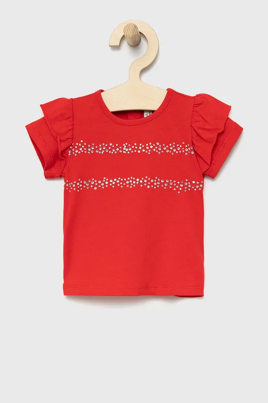 czerwony Birba&Trybeyond t-shirt dziecięcy Dziewczęcy