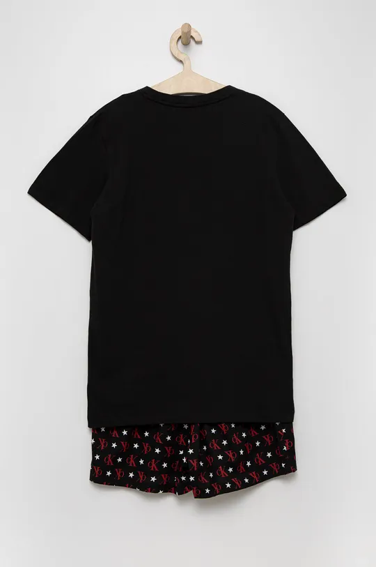 Calvin Klein Underwear piżama bawełniana dziecięca czarny
