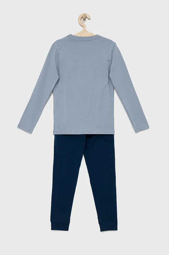 Παιδικές βαμβακερές πιτζάμες Tommy Hilfiger μπλε