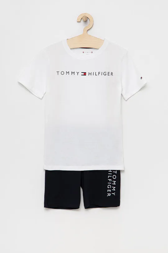 λευκό Παιδικές βαμβακερές πιτζάμες Tommy Hilfiger Για αγόρια
