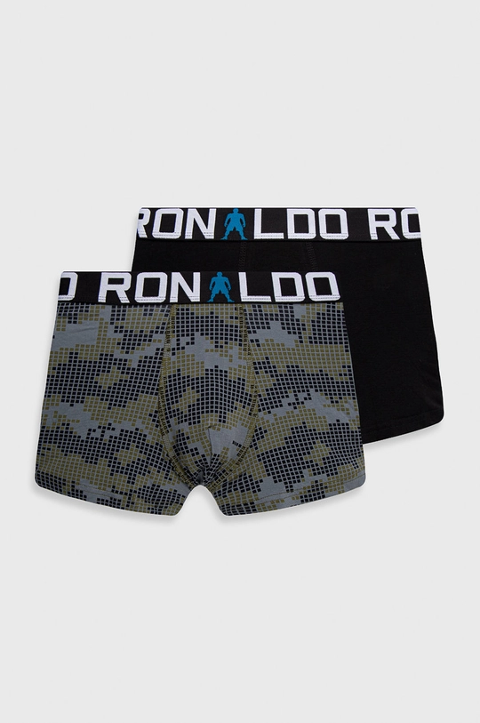 multicolor CR7 Cristiano Ronaldo bokserki dziecięce (2-pack) Chłopięcy