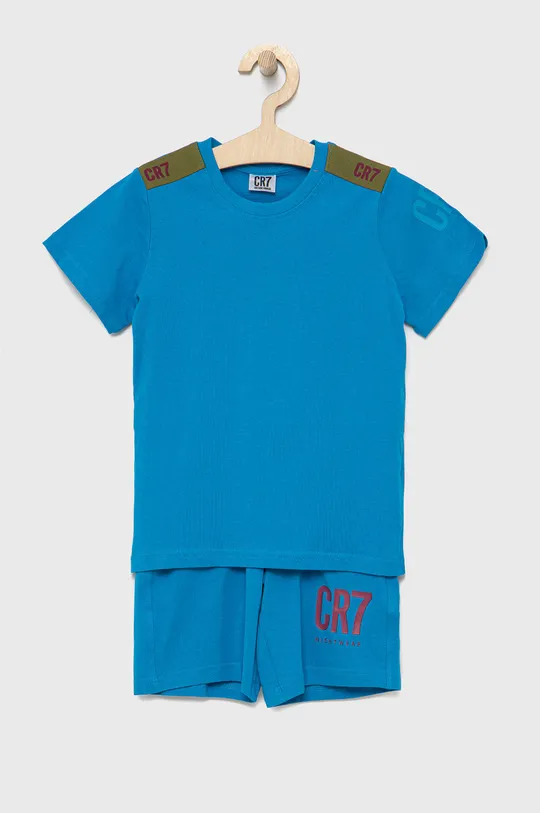 μπλε Παιδικές βαμβακερές πιτζάμες CR7 Cristiano Ronaldo Για αγόρια