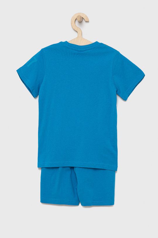 CR7 Cristiano Ronaldo piżama bawełniana dziecięca niebieski