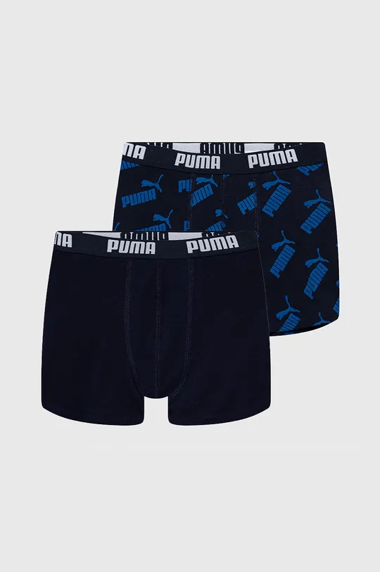 tmavomodrá Detské boxerky Puma 935526 (2-pak) Chlapčenský