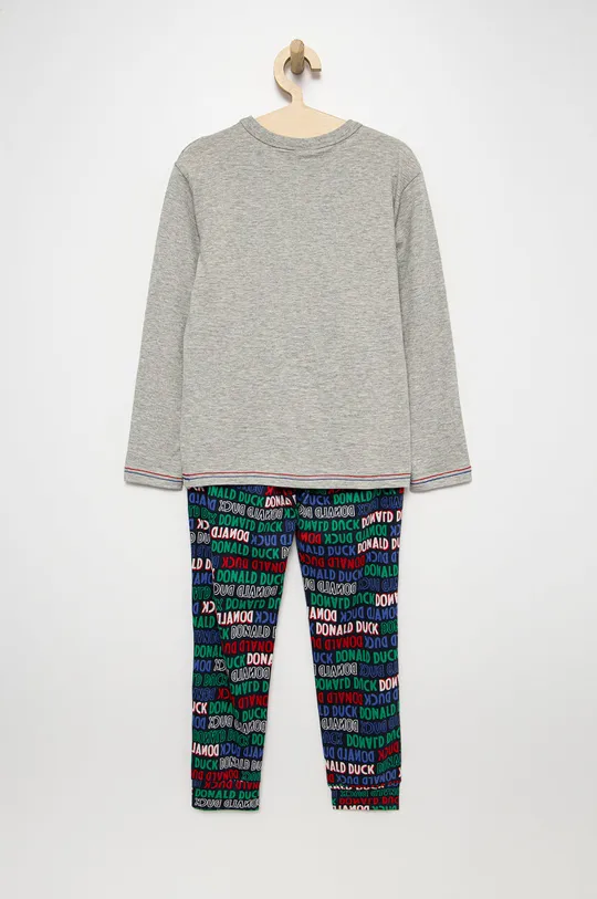United Colors of Benetton gyerek pamut pizsama szürke