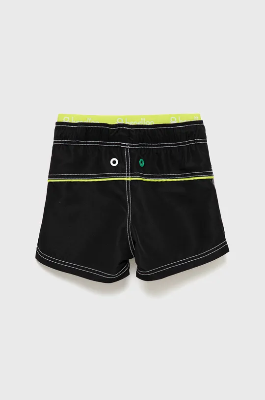 Otroške kopalne kratke hlače United Colors of Benetton črna
