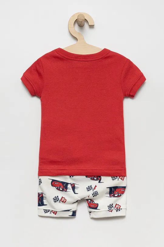 GAP piżama bawełniana dziecięca czerwony
