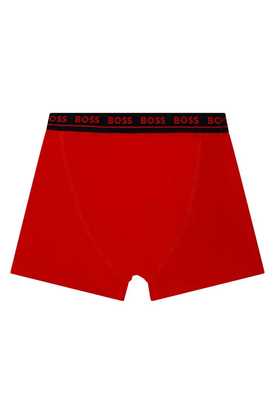 czerwony BOSS bokserki dziecięce (2-pack) J20328.102.108