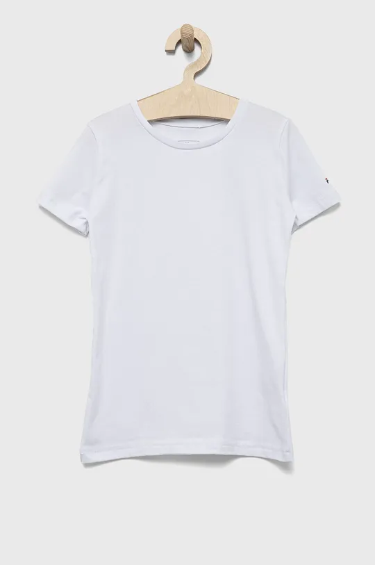 белый Детская футболка Fila Для мальчиков