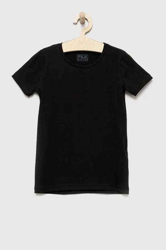 чорний Дитяча футболка Fila Для хлопчиків