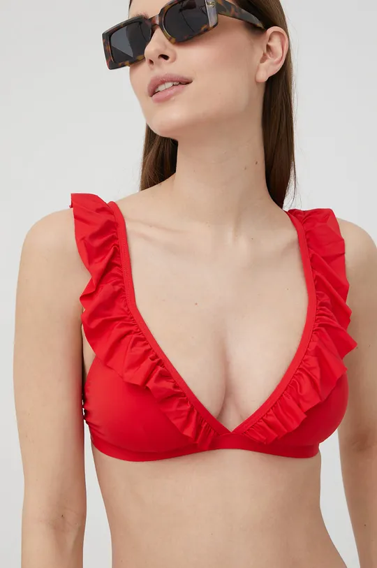 κόκκινο Bikini top Pieces Γυναικεία