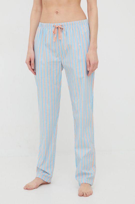 jasny niebieski Tom Tailor spodnie piżamowe bawełniane Damski