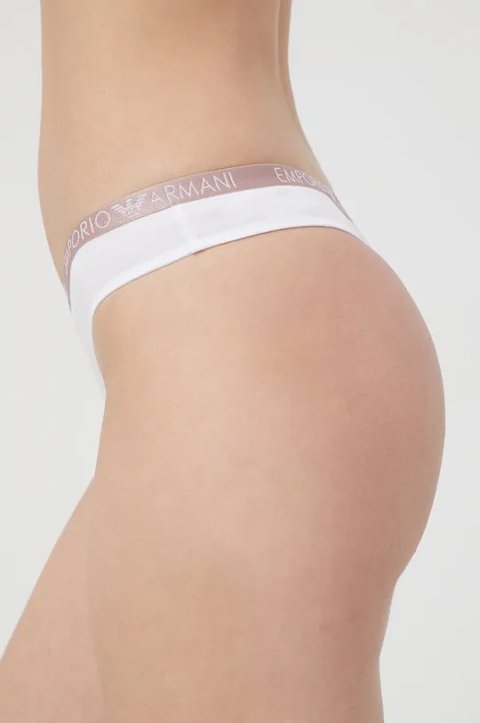 Στρινγκ Emporio Armani Underwear λευκό