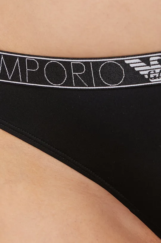 Emporio Armani Underwear stringi 163333.2R235 (2-pack) Podszewka: 100 % Bawełna, Materiał zasadniczy: 15 % Elastan, 85 % Poliamid, Inne materiały: 9 % Elastan, 63 % Poliamid, 28 % Poliester