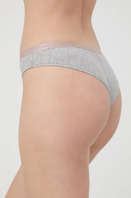 Emporio Armani Underwear stringi (2-pack) 163337.2R223 szary