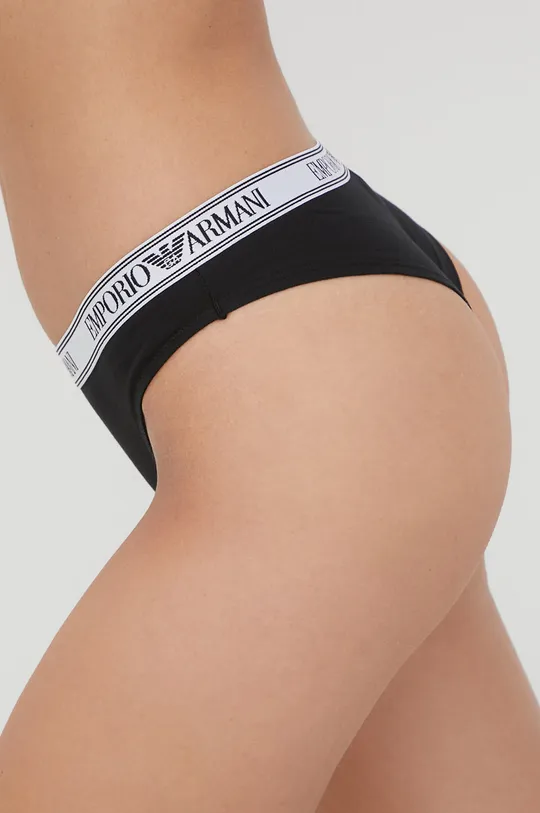 Brazilian στρινγκ Emporio Armani Underwear (2-pack) μαύρο