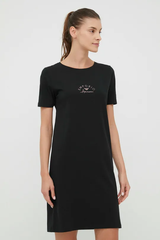 μαύρο Νυχτερινή μπλούζα Emporio Armani Underwear Γυναικεία