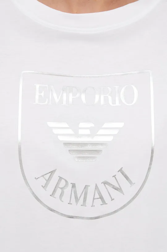 λευκό Βαμβακερό νυχτικό Emporio Armani Underwear