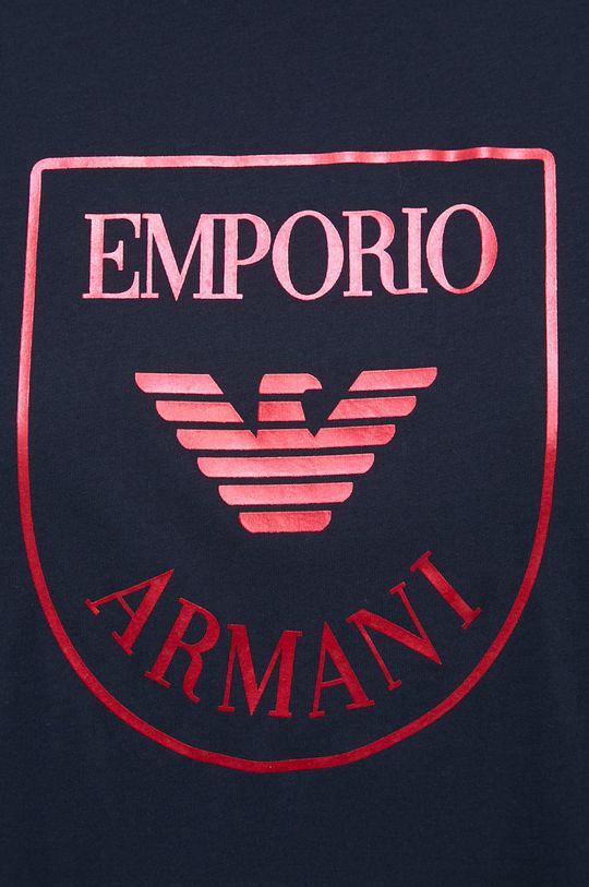 námořnická modř Bavlněná noční košile Emporio Armani Underwear